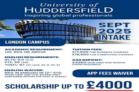 University of Huddersfield - London - September 2025 Intake